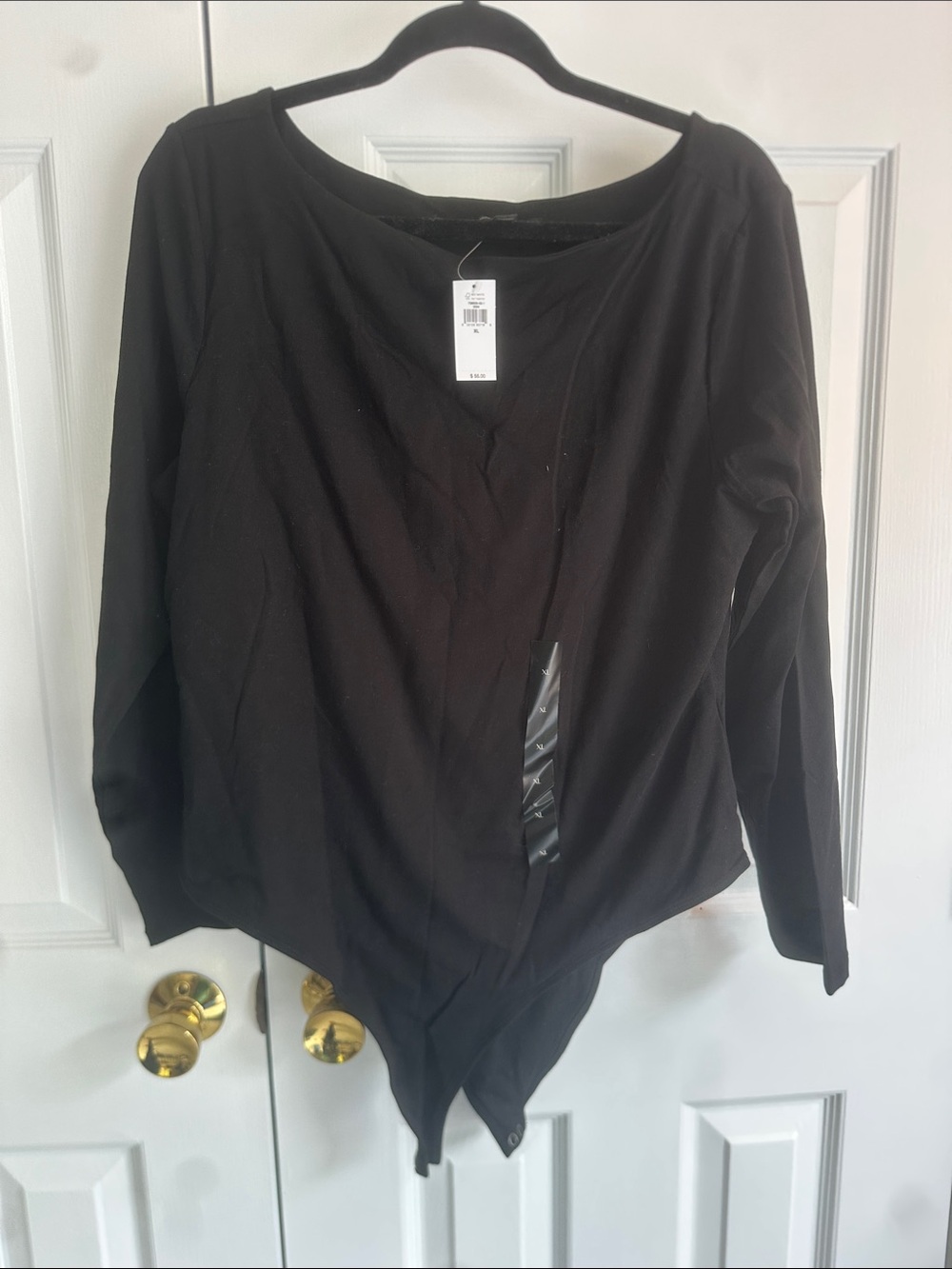 Banana republic Black Long-Sleeve Women’s Bodysuit Top